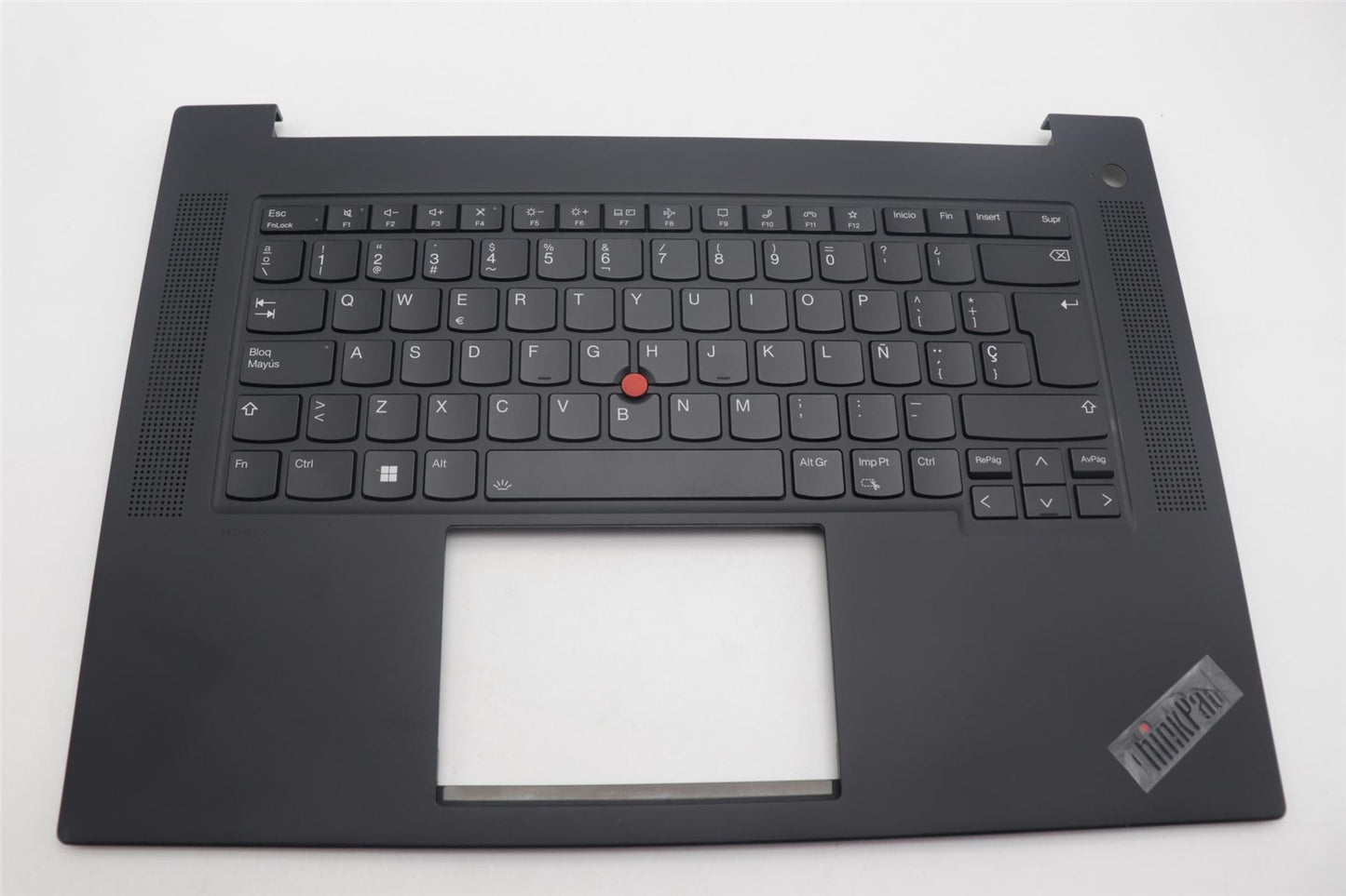Lenovo ThinkPad P1 Gen 6 Keyboard Palmrest Top Cover Spanish Black 5M11L89057