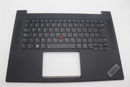Lenovo ThinkPad P1 Gen 6 Keyboard Palmrest Top Cover Spanish Black 5M11L89057