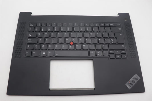 Lenovo ThinkPad P1 Gen 6 Keyboard Palmrest Top Cover Spanish Black 5M11L89057