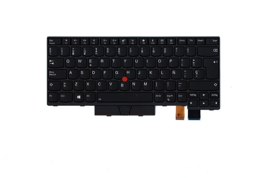 Lenovo ThinkPad T480 A485 Keyboard Spanish Black Backlit 01HX469