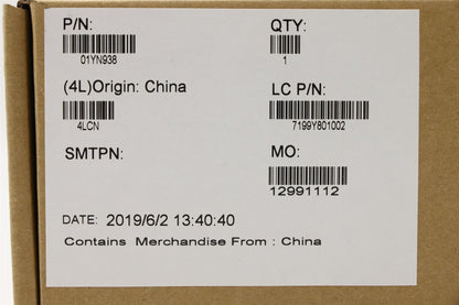 Lenovo 01YN938 LABEL FRU GEO Label ASM