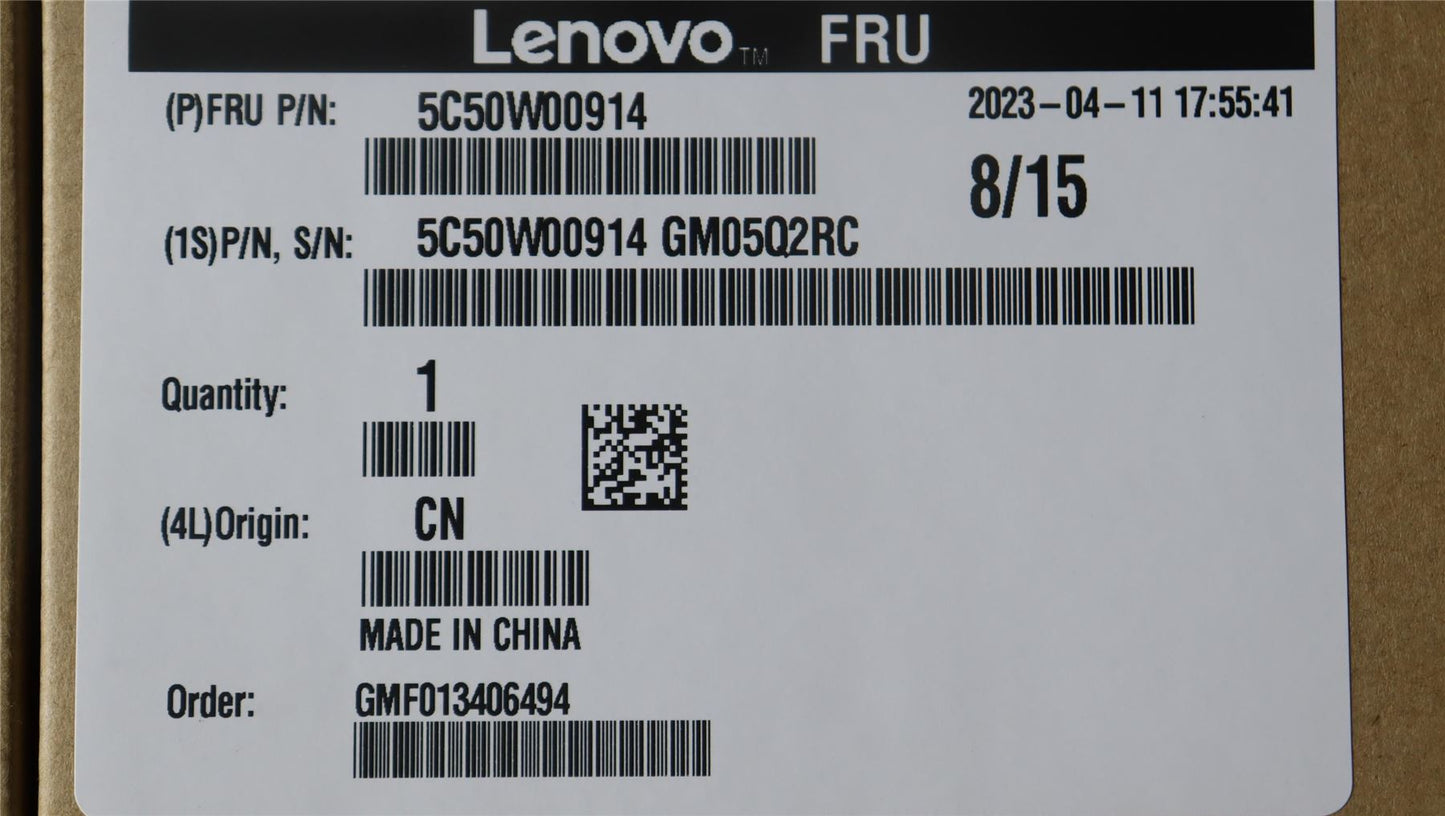 Lenovo Rear USB 3.1 Type C HP 5C50W00914