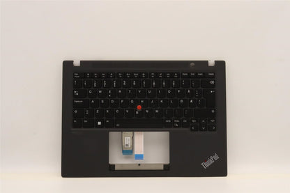 Lenovo ThinkPad T14s Gen 3 Keyboard Palmrest Top Cover Norwegian 5M11H27718