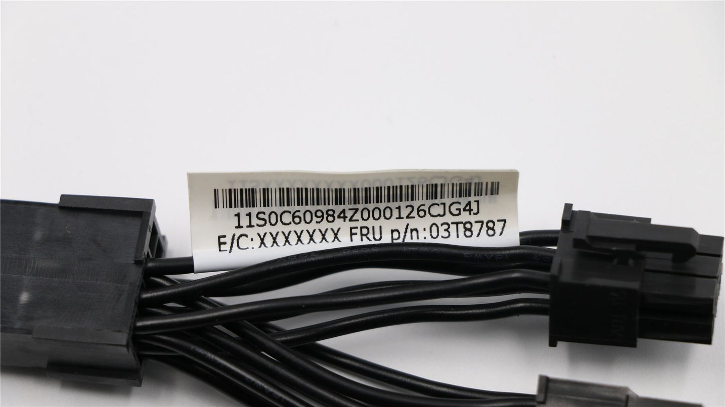 Lenovo ThinkStation P520c P900 P500 P700 P410 GFX power cable splitter 04X2387