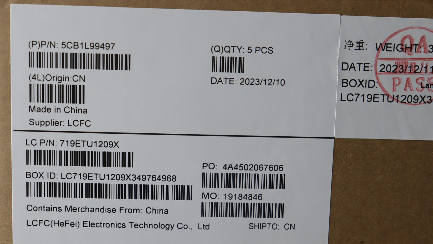 Lenovo COVER Upper Case ASM_SPA L 83ERAGFP BL 5CB1L99497