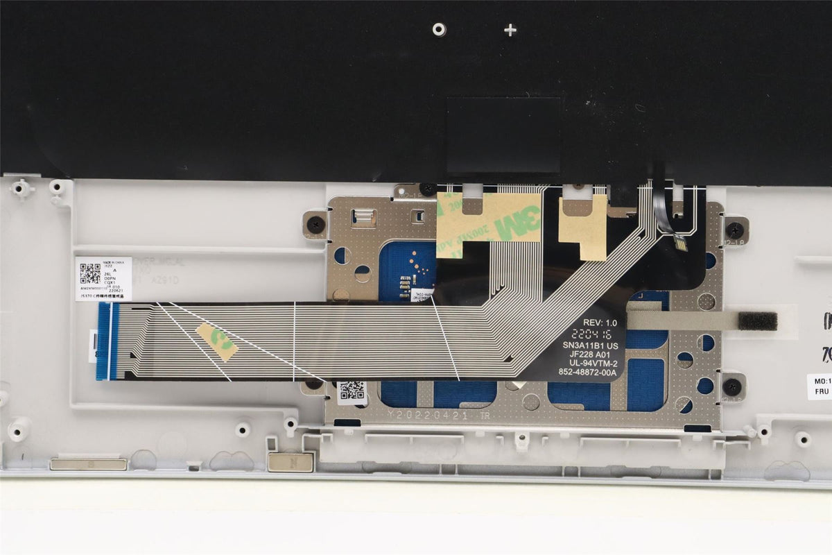 Lenovo Yoga 7 13IAP7 Palmrest Cover Touchpad Keyboard Arabic 5CB1J31348