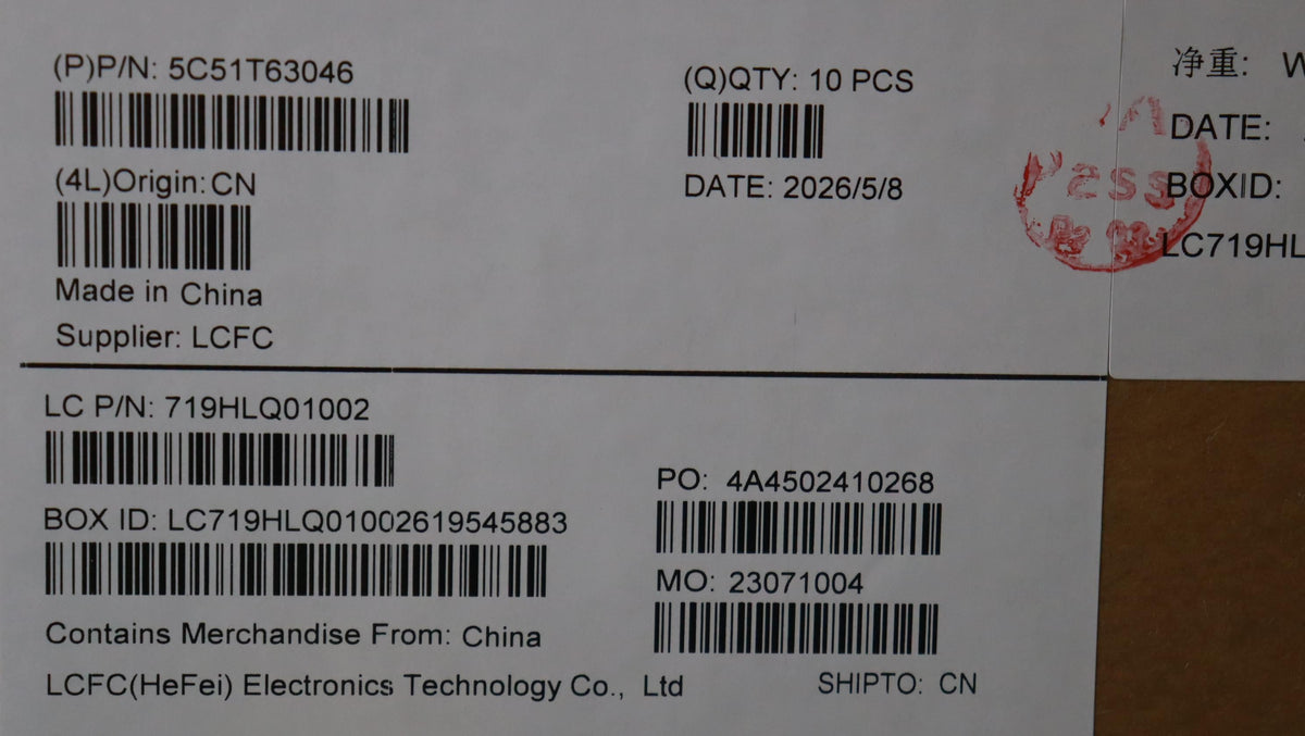 Lenovo CARDPOP FRU PCBA IO/B FP I/O Board 5C51T63046