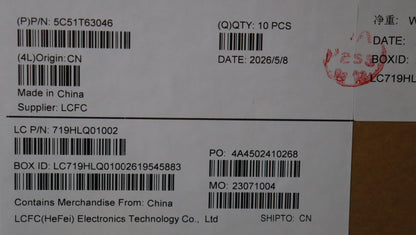 Lenovo CARDPOP FRU PCBA IO/B FP I/O Board 5C51T63046