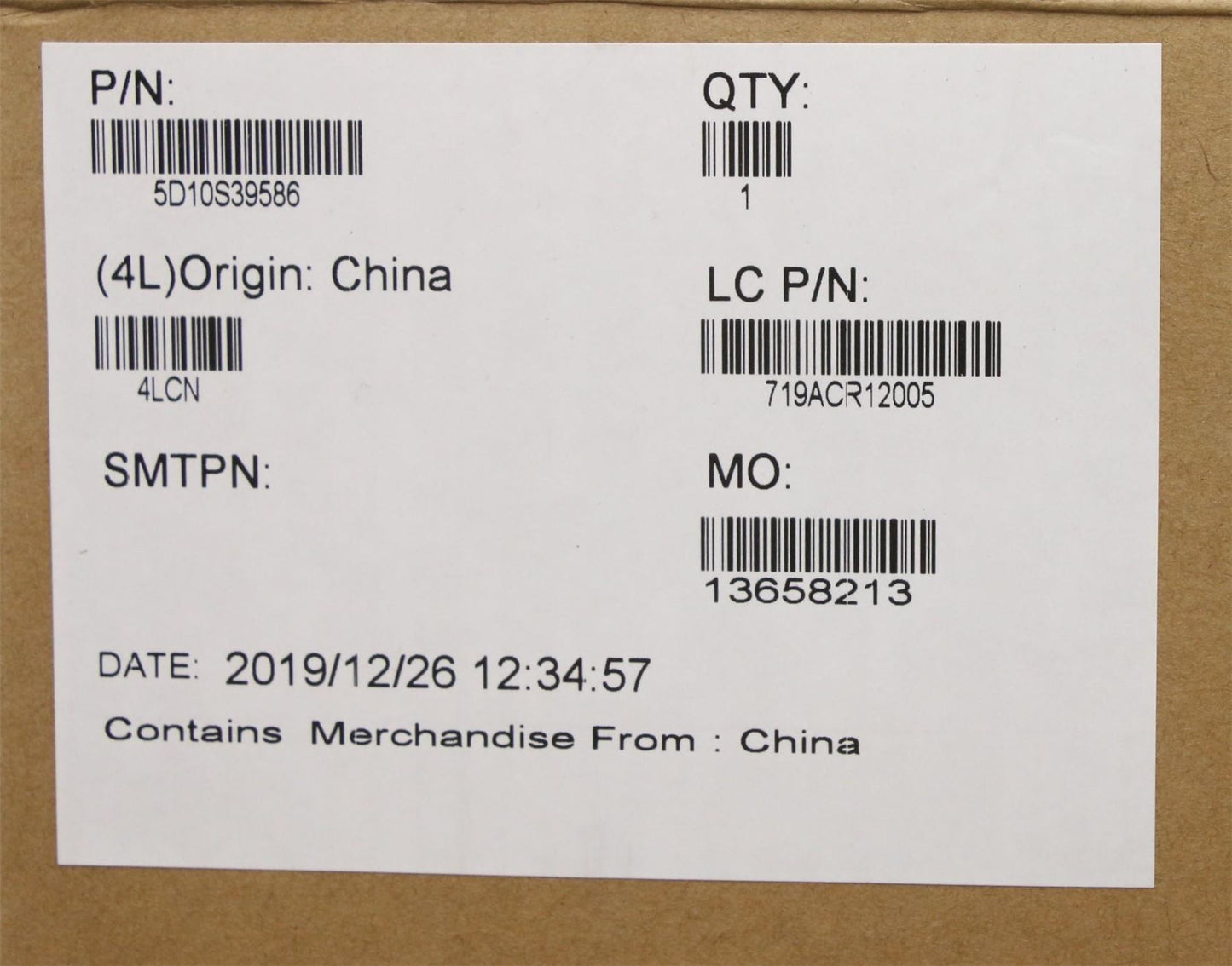 Lenovo LCD MODULE L 81TD FHD HDR GL 5D10S39586