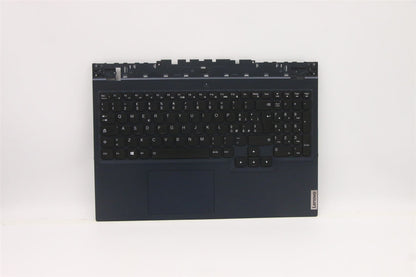 Lenovo Legion 5-15ACH6H Keyboard Palmrest Top Cover Italian Blue 5CB1C74818