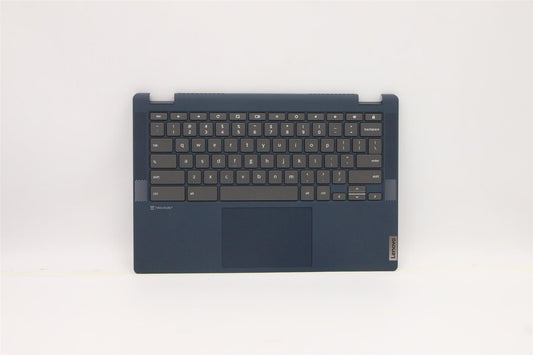 Lenovo Flex 5 13ITL6 Palmrest Touchpad Cover Keyboard Belgian Blue 5CB1D04909