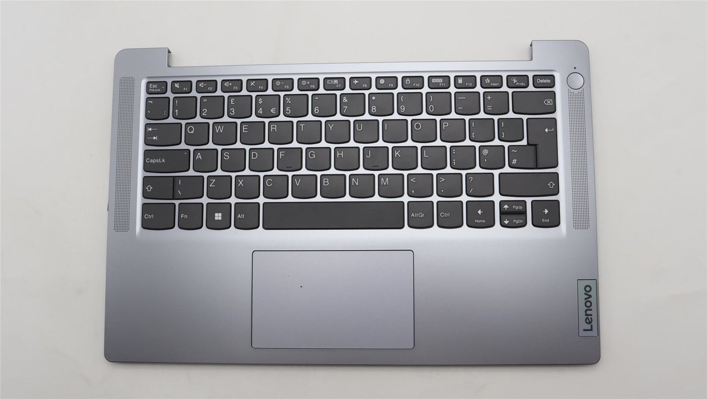 Lenovo IdeaPad 3 14ABR8 Palmrest Cover Touchpad Keyboard UK Grey 5CB1K97952