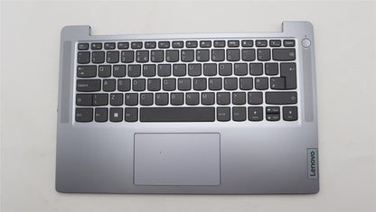 Lenovo IdeaPad 3 14ABR8 Palmrest Cover Touchpad Keyboard UK Grey 5CB1K97952