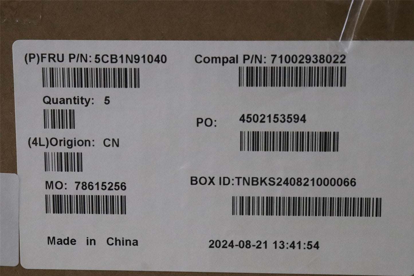 Lenovo UpCase EUROENG C83FW FP AB BL AL 5CB1N91040