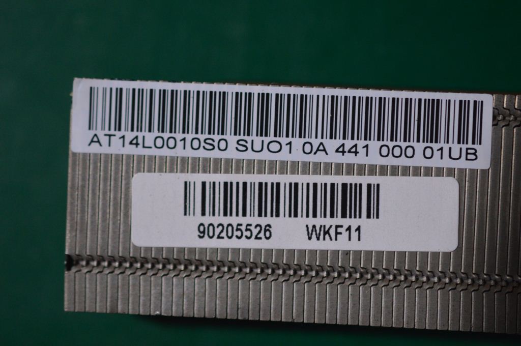 Lenovo 90205526 ZIWB3 Heat Sink DIS