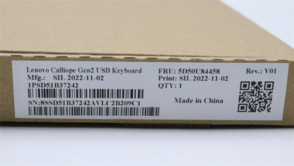 Lenovo USB Calliope KB BK NOR 5D50U84458