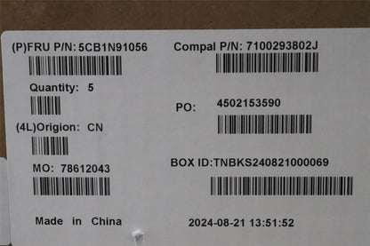 Lenovo UpperCase FRA C83FW FP AB BL AL 5CB1N91056