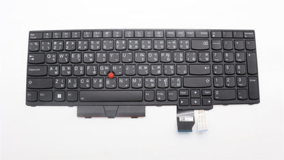 Lenovo ThinkPad T15g Gen 2 P15 Gen 2 s Keyboard Thai Black 5N21B44394