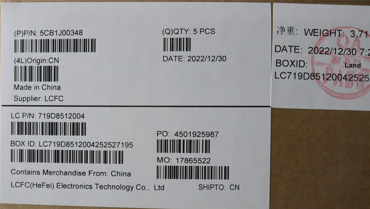 Lenovo IdeaPad 5 15IAL7 Palmrest Cover Touchpad Keyboard French 5CB1J00348