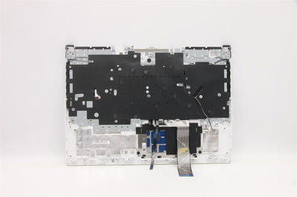 Lenovo Legion 5 16ACH6H Palmrest Touchpad Cover Keyboard German White 5CB1C14923