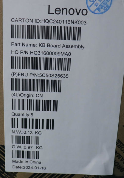 Lenovo USB board H 83D2 5C50S25635