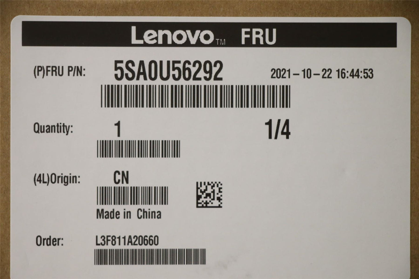 Lenovo ThinkCentre M75q Gen 2 CPU Processor 5SA0U56292