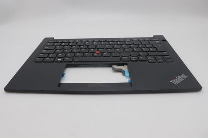 Lenovo ThinkPad E14 Gen 5 s Keyboard Palmrest Top Cover Belgian Black 5M11L59807