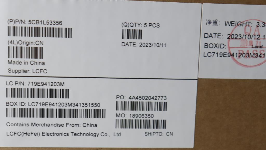 Lenovo IdeaPad 3 16IRU8 Palmrest Cover Touchpad Keyboard French 5CB1L53356