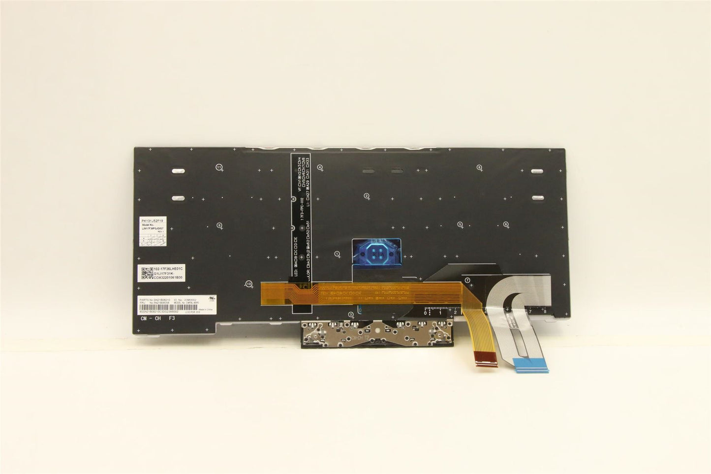 Lenovo ThinkPad T14 Gen 2 P14s Gen 2 Keyboard Portuguese Grey Backlit 5N21B08395