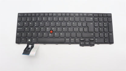 Lenovo ThinkPad T16 Gen 1 P16s Gen 1 L15 Gen 3 s Keyboard Swiss Black 5N21D93745