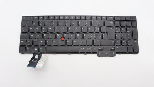 Lenovo ThinkPad T16 Gen 1 P16s Gen 1 L15 Gen 3 s Keyboard Swiss Black 5N21D93745