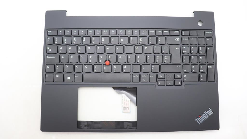 Lenovo ThinkPad E16 Gen 1 Keyboard Palmrest Top Cover Slovenian Black 5M11H94796