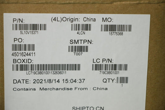 Lenovo LABEL FRU Label kit 5L10V15371