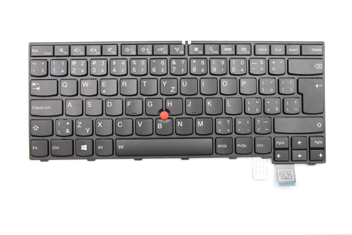 Genuine Lenovo ThinkPad T460p Keyboard Czech Black Backlit 00UR403