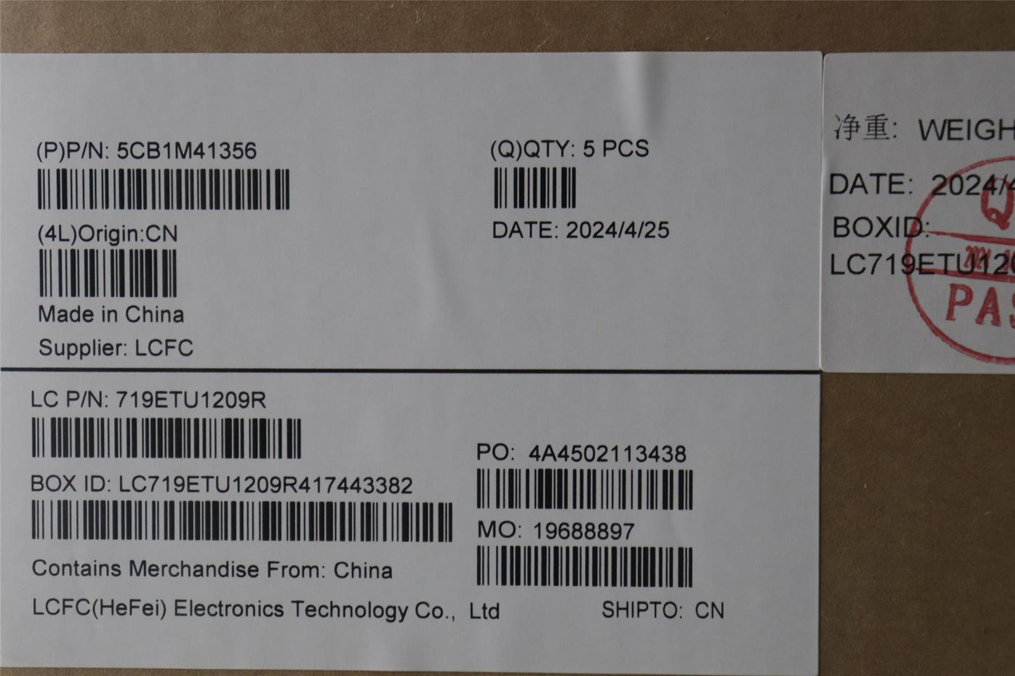 Lenovo COVER UpperCaseASM_EUROENGL83ERFBNBL 5CB1M41356