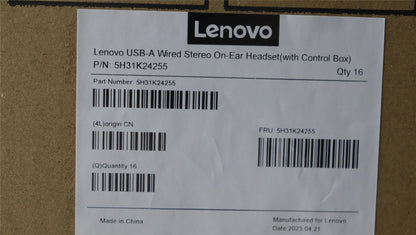 Lenovo HEADSET FRU_USB-A Wired HS 5H31K24255