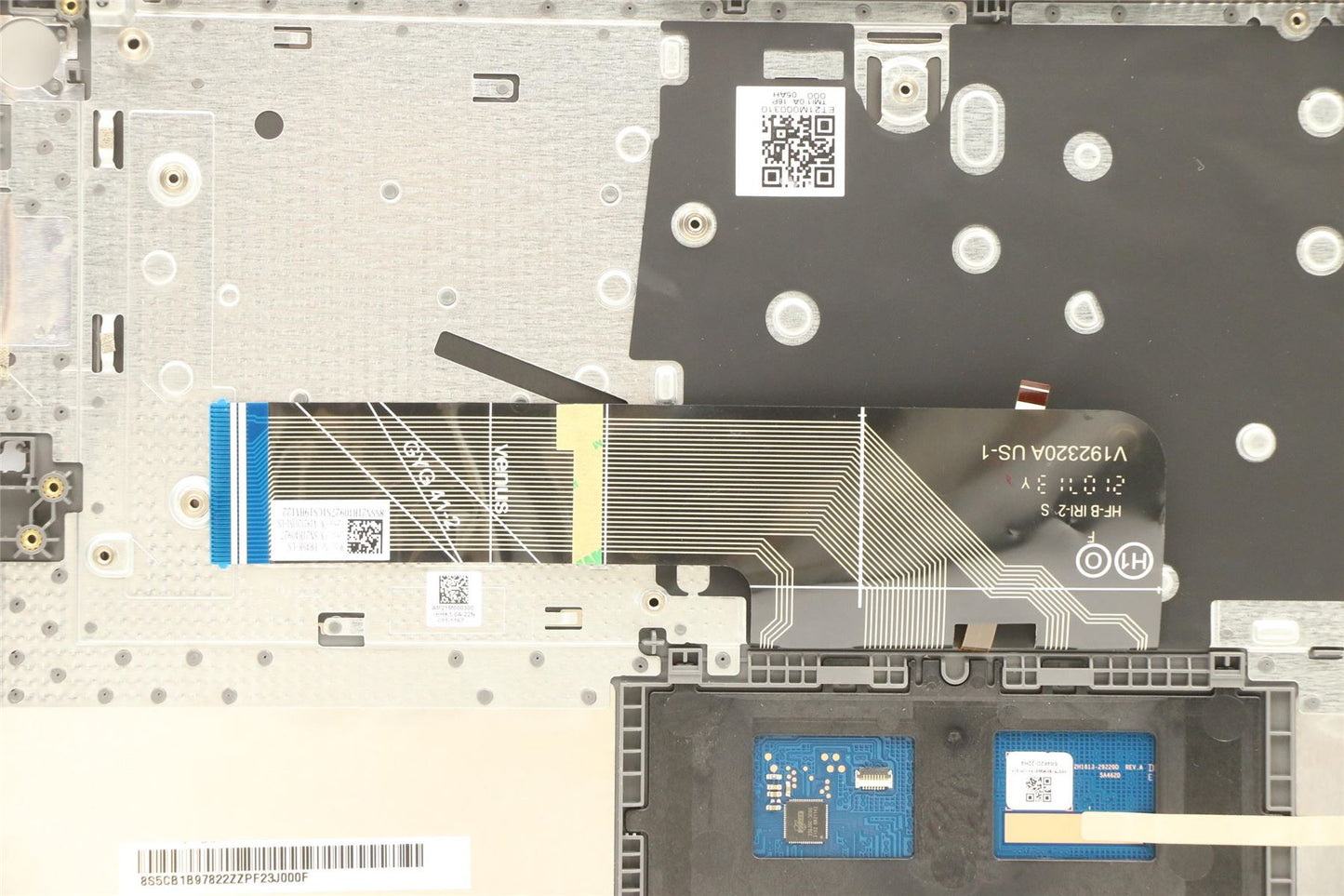Lenovo IdeaPad 3-14ALC6 Keyboard Palmrest Top Cover US Black Backlit 5CB1B97822