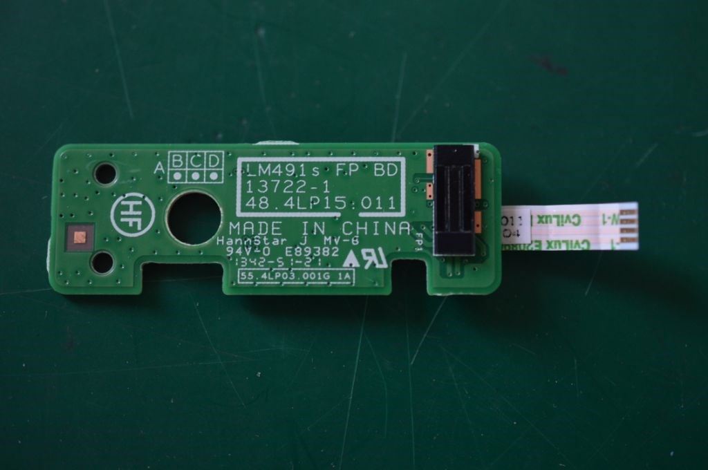 Lenovo LM491S Fingerprint FPR Board 90003759