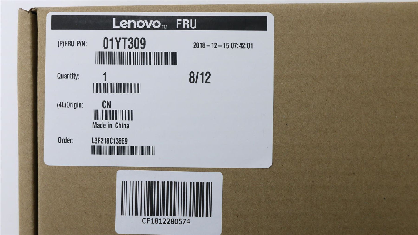 Lenovo ThinkPad T480s LCD Cover Rear Back Housing Black 01YT309