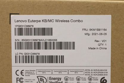 Lenovo KYB_MOUSE G-Tech Euterpe G/B NOD 5KM1B81164