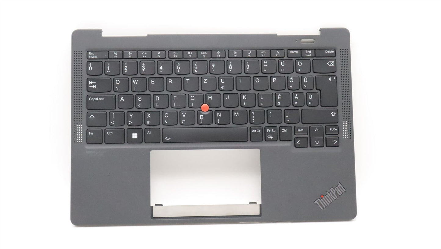 Lenovo ThinkPad X13s Keyboard Palmrest Top Cover Hungarian Black 5M11J12737