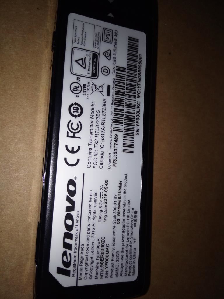 Lenovo IdeaCentre 300-01IBY Motherboard Mainboard 03T7489