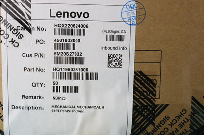 Lenovo MECHANICAL MECHANICAL H 21ELPenPushConn 5M20S27932