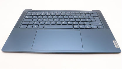Lenovo Yoga 7 14ARP8 Palmrest Cover Touchpad Keyboard UK Tidal Teal 5CB1L50360