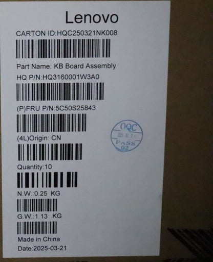 Lenovo CARDPOP H 83KS USB Board 5C50S25843