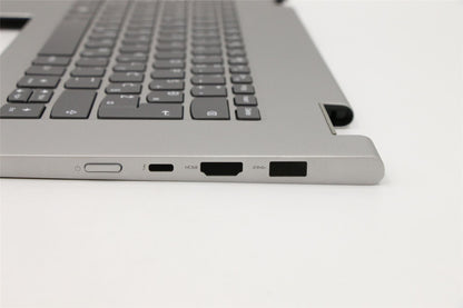Lenovo Yoga 730-15IWL Keyboard Palmrest Top Cover Belgian Silver 5CB0T04936