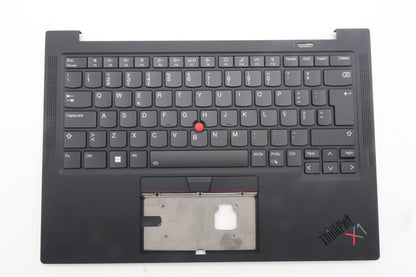 Lenovo ThinkPad X1 10th Gen Keyboard Palmrest Top Cover Portuguese 5M11H44171