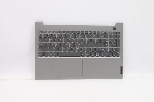 Lenovo ThinkBook 15 G2 ITL Palmrest Cover Touchpad Keyboard US Grey 5CB1B34982