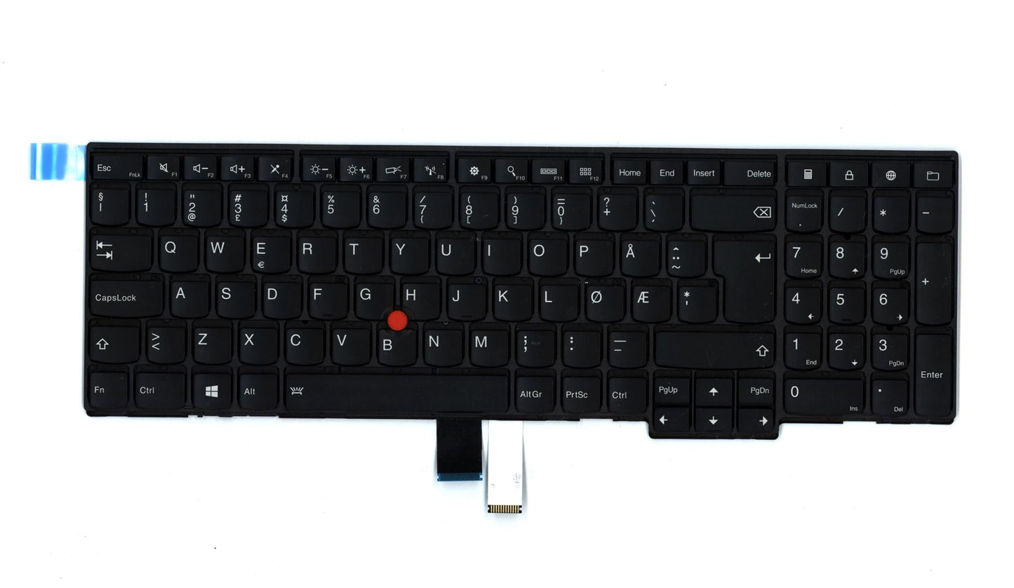 Lenovo ThinkPad T540p Keyboard Nordic Black Backlit 04Y2407