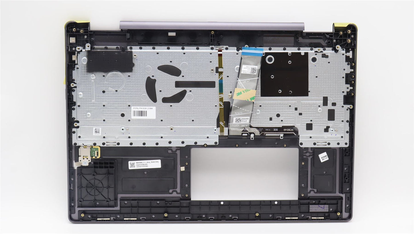 Lenovo Yoga 7 16IRL8 Keyboard Palmrest Top Cover Greek Storm Grey 5CB1L31844